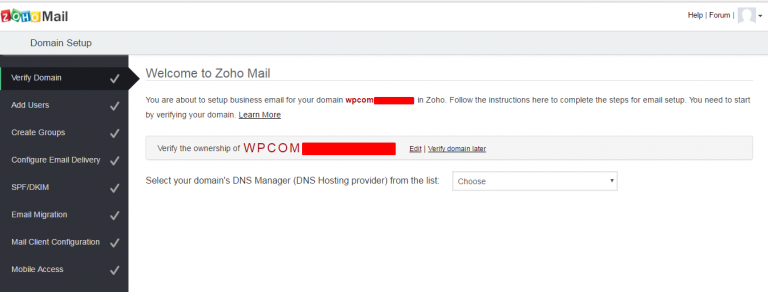 Create a Free Business Email With Zoho Mail