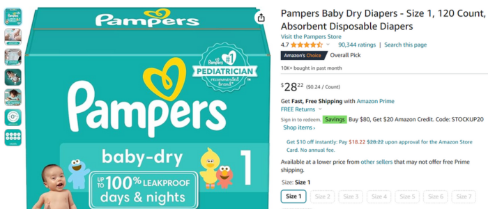 baby diapers dropshipping