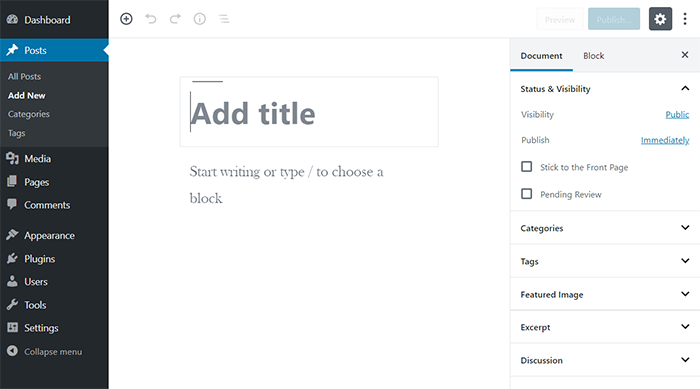 The new Gutenberg editing experience –