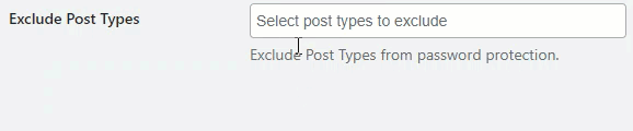 Exclude Post Types