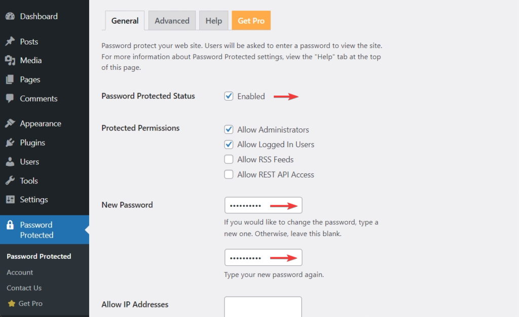Customize the Password-Protected Screen