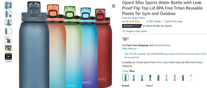 reusable water bottles dropshipping